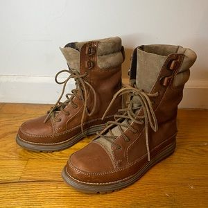 Leather Cole Haan boots